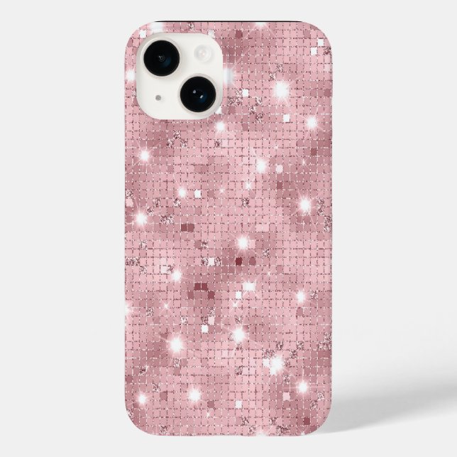 Coques Case-Mate iPhone Étincelle Rose de luxe (Verso)