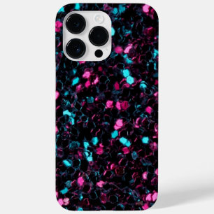 Coque Pour Pour iPhone 14 Pro Max Étincelles bleues roses scintillantes de parties
