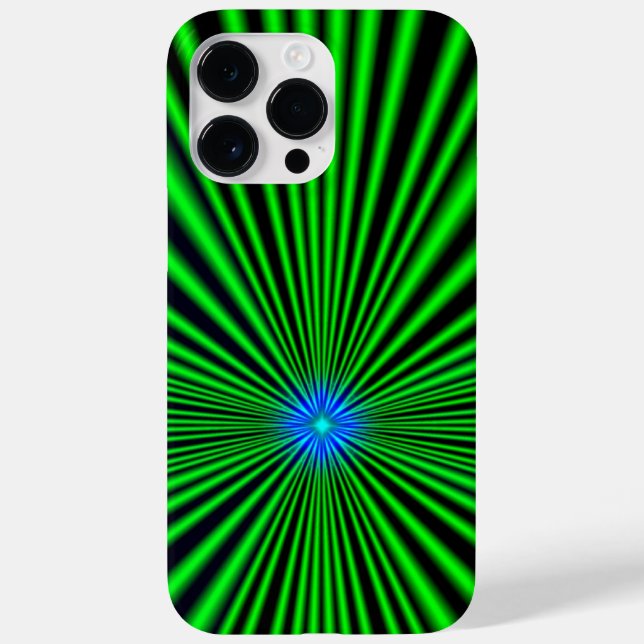 Coques Case-Mate iPhone Étoile bleue sur feu vert (Verso)