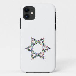Case-Mate iPhone Case Étoile de David faite avec des pierres précieuses