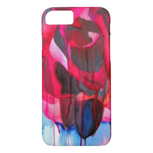 Coque iPhone 7 Etoile de Holland art rose moderne