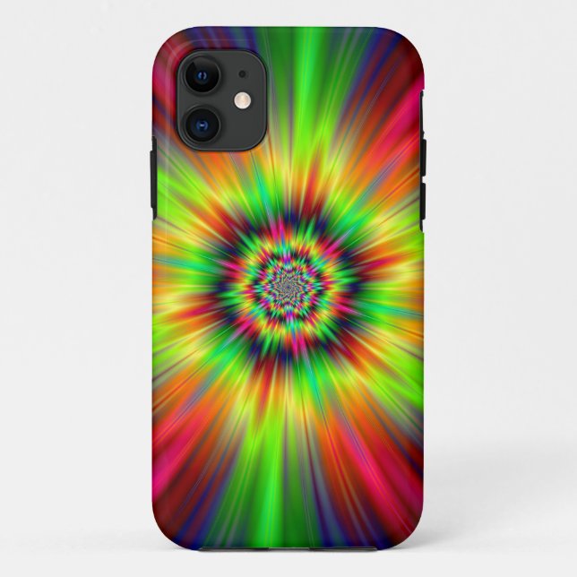 Coques Case-Mate iPhone Étoile psychédélique (Dos)