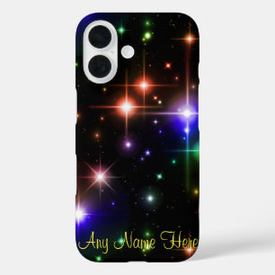 Coques iPhone 16 Étoiles colorées arc-en-ciel Étoiles Imaginaire Ci