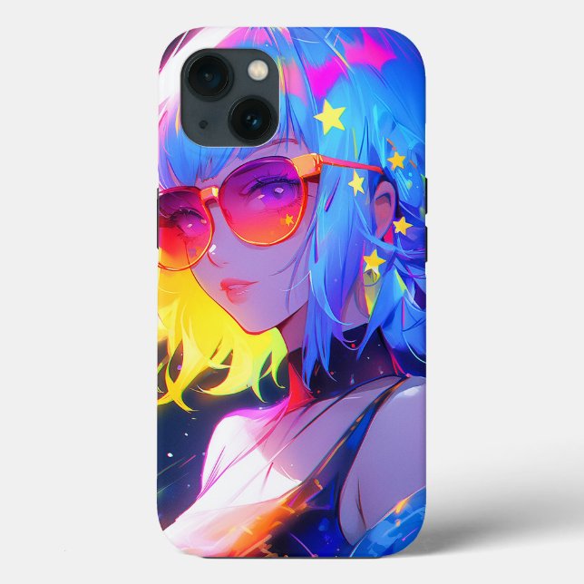 Coques Case-Mate iPhone Étoiles de fille Anime (Verso)