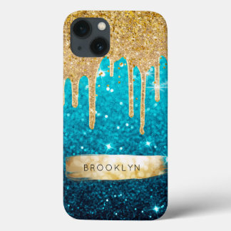 Case-Mate iPhone Case Etoiles de Glam Fille Parties scintillant Bleue Ro