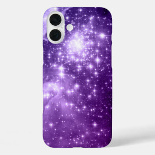 Coques iPhone 16 Plus Étoiles de magie violette