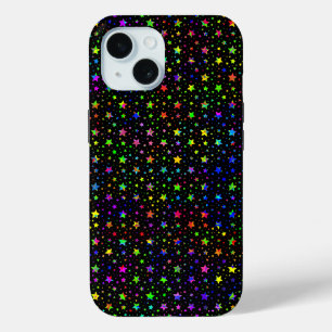 Coque Pour iPhone 15 Étoiles de taches de peinture