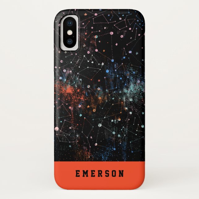 Coques Case-Mate iPhone étoiles et espace plaisir astronomie motif (Dos)