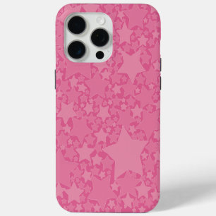 Coque iPhone 15 Pro Max Étoiles, Étoiles, Étoiles - Rose