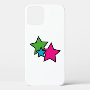 Case-Mate iPhone Case Étoiles Géométriques Rétro Néon Colorées