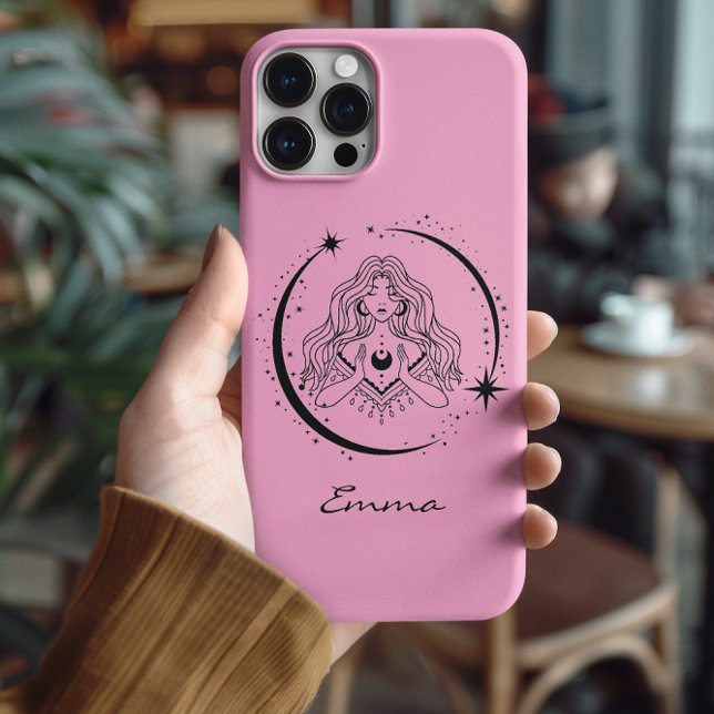 Coques Case-Mate iPhone étoiles lune céleste, boho, astronomie élégante, r (Créateur téléchargé)