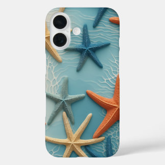 Coques iPhone 16 étoiles marines