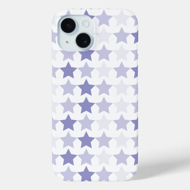 Coques Case-Mate iPhone Étoiles Patriotique Blue Ombre (Verso)