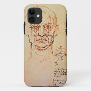 Coque iPhone 11 Études des proportions du visage et de l'oeil, 14