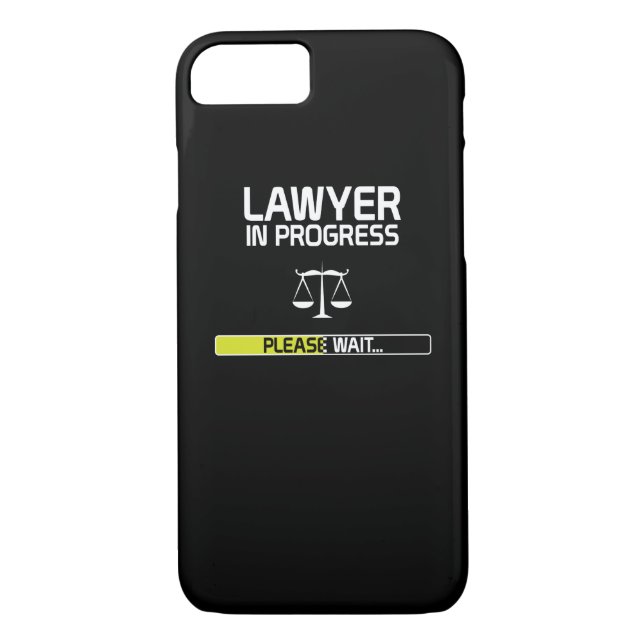Coques Case-Mate iPhone Étudiant drôle en cours d'école de droit d'avocat (Dos)