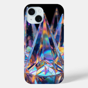 Coque Pour iPhone 15 "Étui pour iPhone 15 à motif de cristal holographi