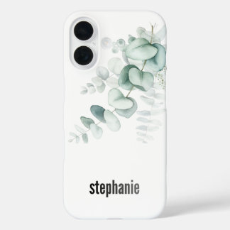 Coques iPhone 16 Eucalyptus Pattern iphone Case