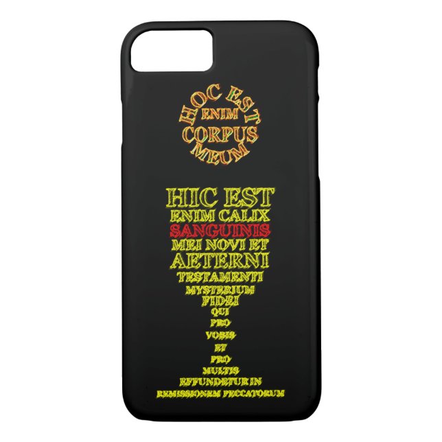 Coques Case-Mate iPhone Eucharistie latine (Dos)