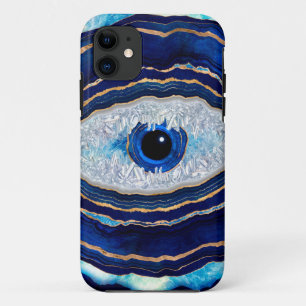 Case-Mate iPhone Case Evil Bleu Agate Géode Ditital Art