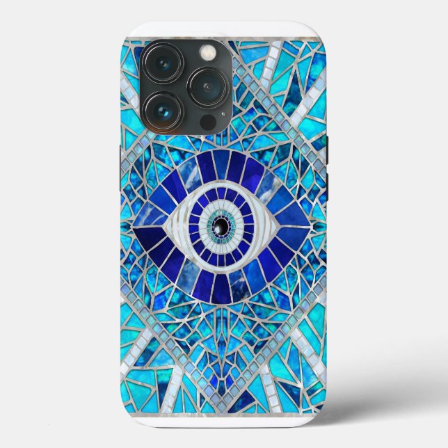 Coques Case-Mate iPhone Evil Oeil Amulet Mosaic Art (Verso)