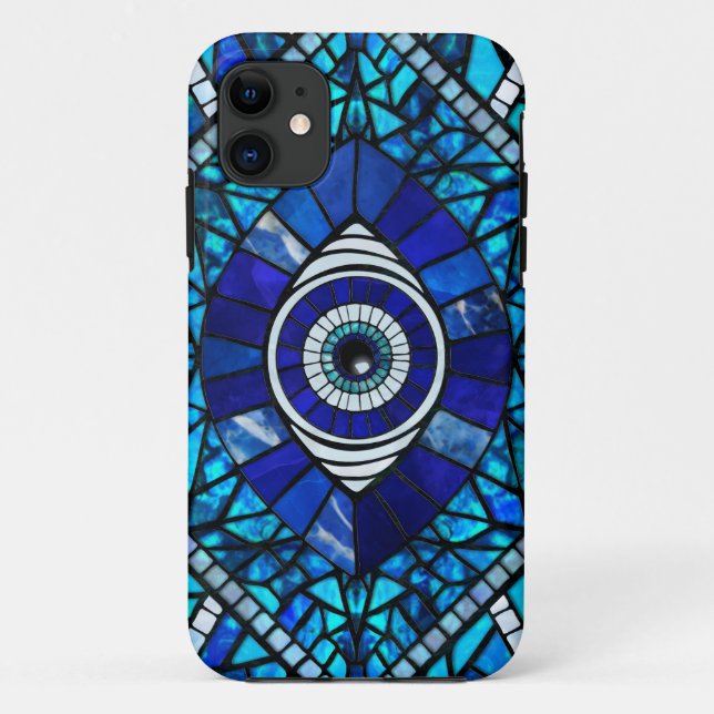Coques Case-Mate iPhone Evil Oeil Amulet Mosaic Art (Dos)