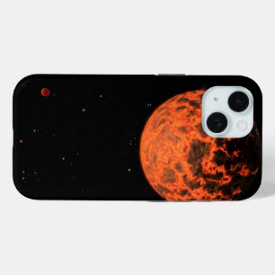 Coque Pour iPhone 15 Exoplanet Ucf-1.01 Orbitant Une Étoile Appelée Gj