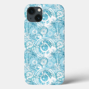 Etui iPhone 13 exotic ocean pattern