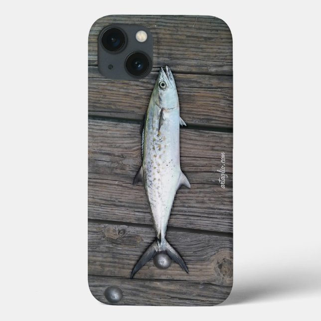 Coques Case-Mate iPhone Expert Pêcheur poisson de bois rustique (Verso)