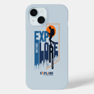 Coque Pour iPhone 15 Exploration de la nature Hommes -