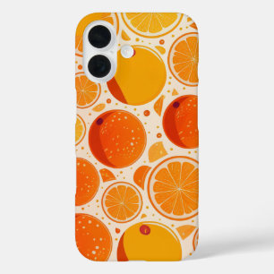 Coques iPhone 16 Explosion d'Orange