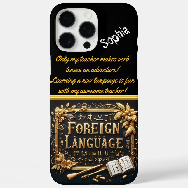 Coques Case-Mate iPhone Expression créative en langues étrangères (Verso)