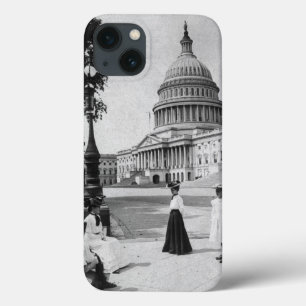 Coques Pour iPhone Extérieur du bâtiment de capitol avec des femmes