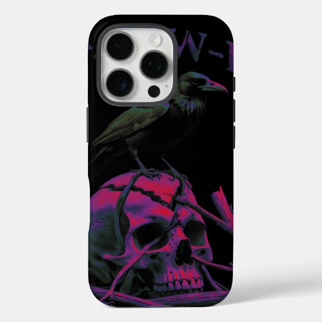 Coques Case-Mate iPhone F-Caw-F Funny Black Crow Bird (Verso)