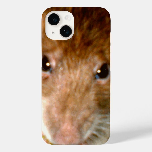 Coques Case-Mate iPhone Face de rat mignonne (Verso)