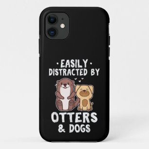 Case-Mate iPhone Case Facilement Distrait Par Les Loutres Et Les Chiens
