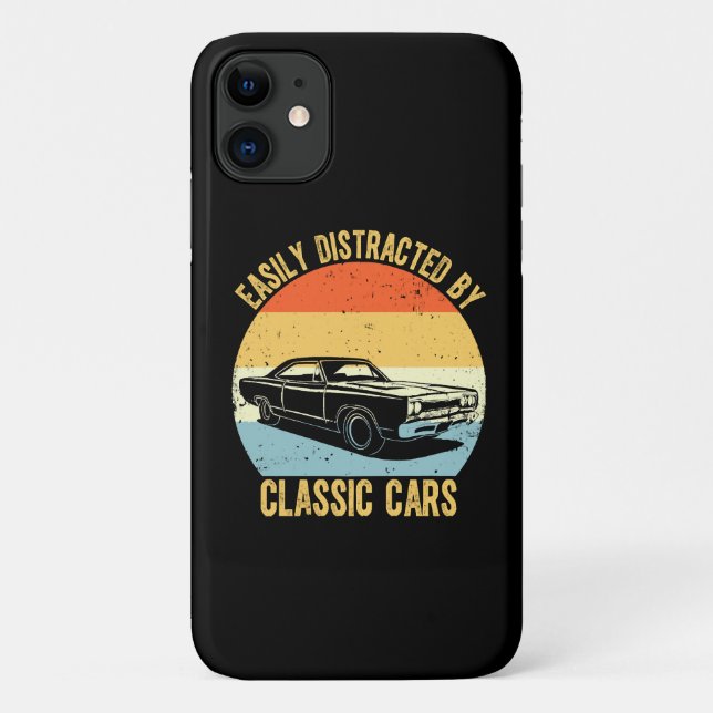 Coques Case-Mate iPhone Facilement distrait par les voitures classiques (Dos)