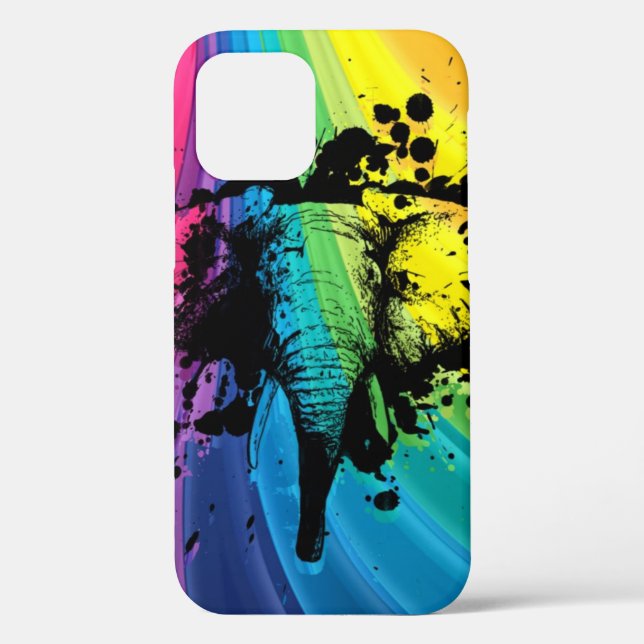 Coques Case-Mate iPhone Facturer Bull Elephant sur Rainbow Coque-Mate iPho (Verso)