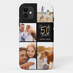 Case-Mate iPhone Case Faire 50 look bon or noir photo anniversaire