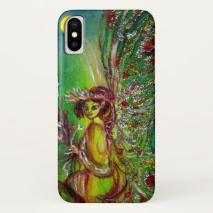 Coque iPhone X FAIRY VERT DANS L'Imaginaire LUMINEUX