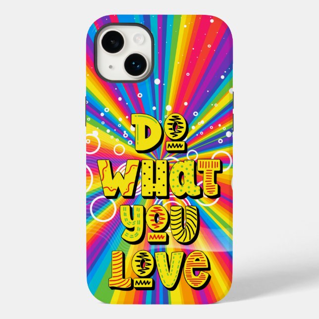 Coques Case-Mate iPhone Faites ce que vous aimez ! Motivation (Verso)