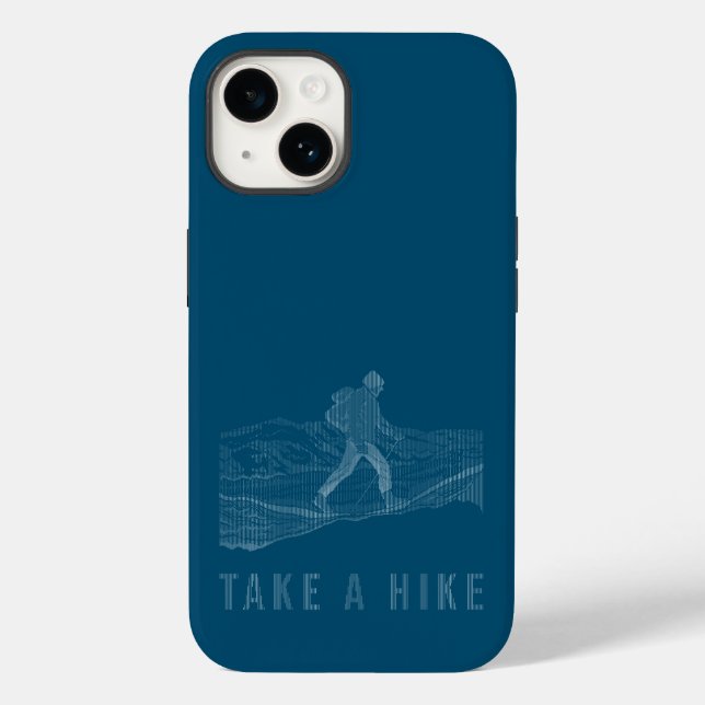 Coques Case-Mate iPhone Faites une randonnée blanche (Verso)