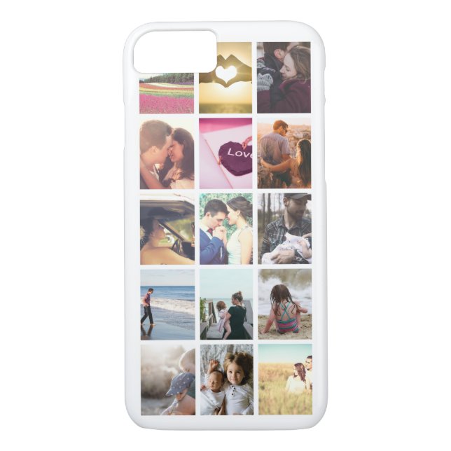 Coques Case-Mate iPhone Faites votre propre collage fait sur commande de (Dos)