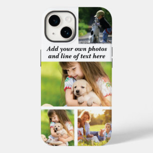 Coque Pour iPhone 14 Faites votre propre collage photo et texte