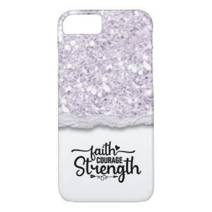Case-Mate iPhone Case Faith Courage Force Calligraphie Script Citation