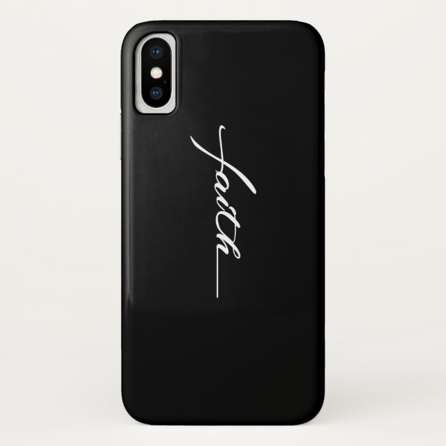 Coques Case-Mate iPhone Faith Cross Bible Verse Christian Religion (Dos)