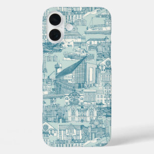 Coques iPhone 16 Plus Falmouth toile paon