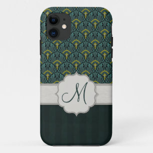 Etui iPhone Case-Mate Fans turquoises et rayures de paon avec le