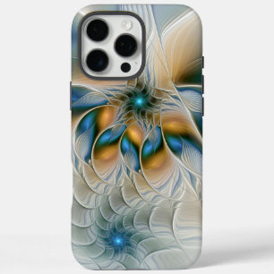 Coques iPhone 16 Pro Max Fantaisie abstraite et aérienne d'art fractal avec