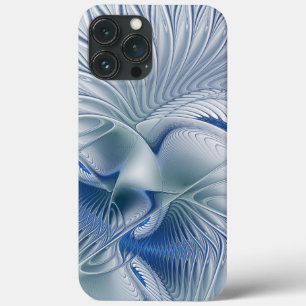 Case-Mate iPhone Case Fantaisie dynamique Abstrait Tons bleus Art fracta