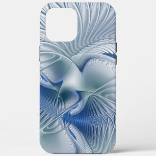 Case-Mate iPhone Case Fantaisie dynamique Abstrait Tons bleus Art fracta